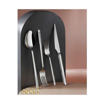 Arsel Diamond Sade 36 Parça 6 Kişilik Çatal Kaşık Seti