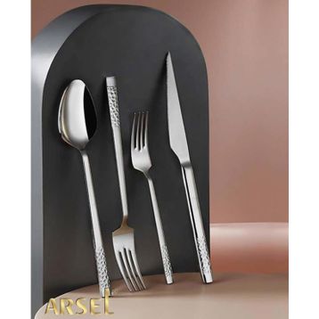 Arsel Diamond Sade 72 Parça 12 Kişilik Çatal Kaşık Seti