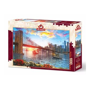 Art 1000 Parça New York'ta Günbatımı Puzzle