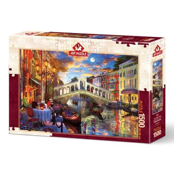 Art 1500 Parça Rialto Köprüsü Venedik Puzzle