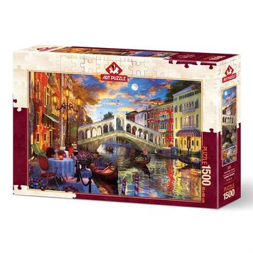 Art 1500 Parça Rialto Köprüsü Venedik Puzzle