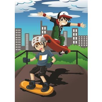 Art 4506 100 Parça Kaykay Puzzle