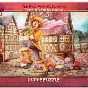 Art Çocuk Puzzle 48 Parça Fareli Köyün Kavalcısı
