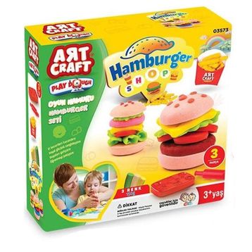 Art Craft 03573 Hamburger 150 GR Oyun Hamuru Seti