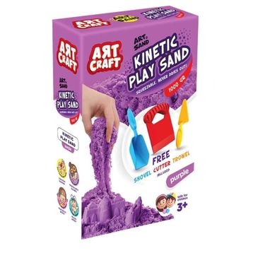 Art Craft Art Sand 1000 GR Mor Kinetik Oyun Kum Seti