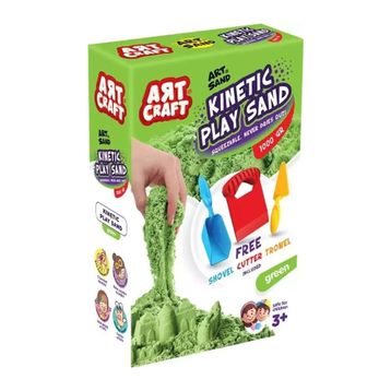 Art Craft Art Sand 1000 GR Yeşil Kinetik Oyun Kum Seti