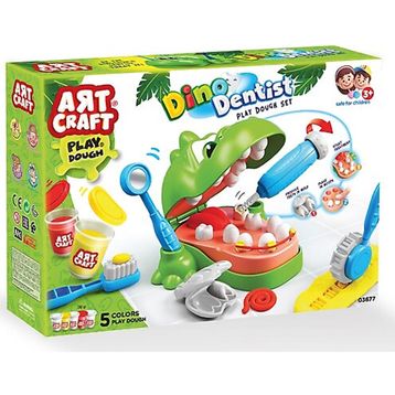 Art Craft Dino Dişçi Hamur Seti