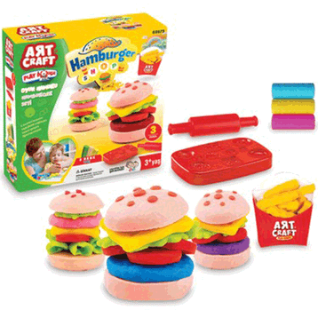 Art Craft Hamburger Oyun Hamuru Seti