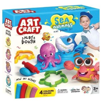 Art Craft TB0521976360 Deniz Hayvanları 13 Parça Oyun Hamuru Seti