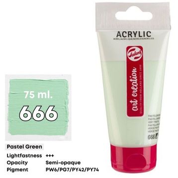 Art Creation 5798520 75 ml Pastel Green No:666 Akrilik Boya