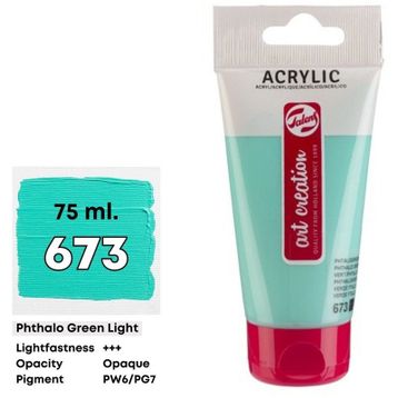 Art Creation 5798522 75 ml Phathalo Green Light No:673 Akrilik Boya