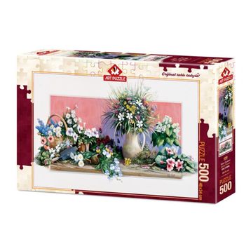 Art Deniz Fenerinden Günbatımı 500 Parça Puzzle