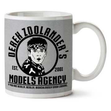Art Hediye 01 Derek Zoolanders Model School Iki Tarafı Baskılı Kupa Bardak