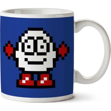 Art Hediye 01 Dizzy Egg Pixel Iki Tarafı Baskılı Kupa Bardak