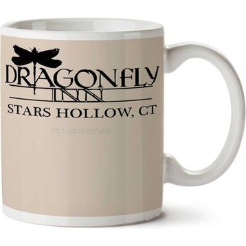 Art Hediye 01 Dragonfly Inn Stars Hollow.png Iki Tarafı Baskılı Kupa Bardak