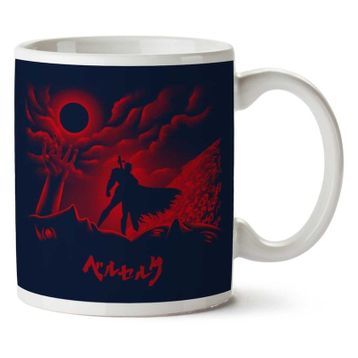 Art Hediye 01 Eclipse Berserk Iki Tarafı Baskılı Kupa Bardak