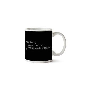 Art Hediye 02 Css Developer Coding Design İki Tarafı Baskılı Kupa Bardak