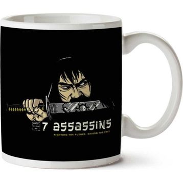 Art Hediye 7 Assassins Samurai Jack Iki Tarafı Baskılı Kupa Bardak