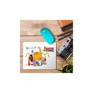 Art Hediye Adventure Time Finn And Jake Baskılı 23x19 cm Mouse Pad