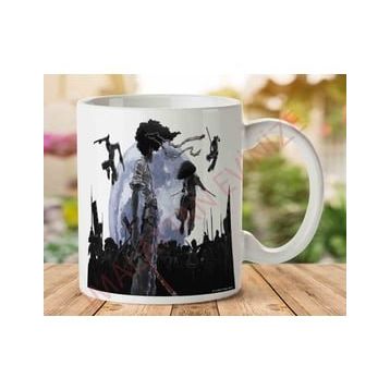 Art Hediye Afro Samurai İki Tarafı Baskılı Kupa Bardak