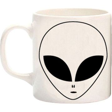 Art Hediye Alien İki Tarafı Baskılı Kupa Bardak