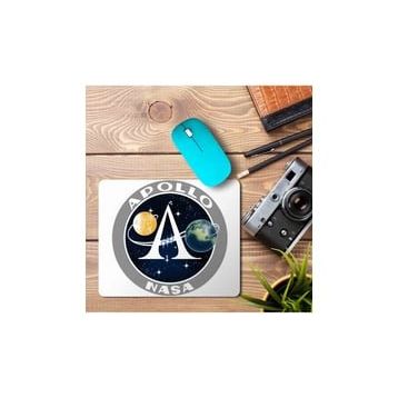 Art Hediye Apollo Nasa Baskılı 23x19 cm Mouse Pad