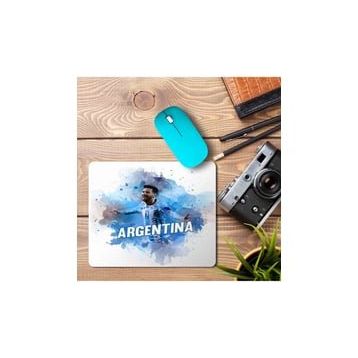 Art Hediye Argentina Messi Baskılı 23x19 cm Mouse Pad