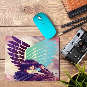 Art Hediye Attack on Titan Baskılı 23x19 cm Mouse Pad
