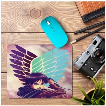 Art Hediye Attack on Titan Baskılı 23x19 cm Mouse Pad