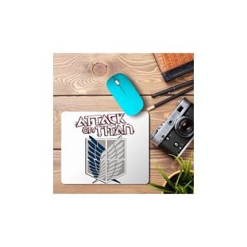 Art Hediye Attack on Titan Satılan Baskılı 23x19 cm Mouse Pad