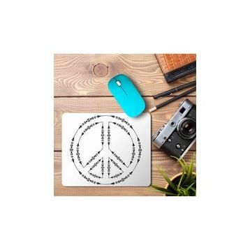 Art Hediye Barış Peace Baskılı 23x19 cm Mouse Pad