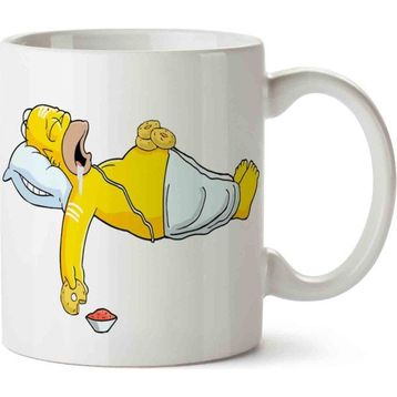 Art Hediye Barth Simpson Tembel Baskılı Kupa Bardak