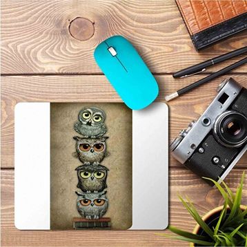 Art Hediye Baykuş 2 Baskılı 23x19 cm Mouse Pad