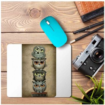 Art Hediye Baykuş 2 Baskılı 23x19 cm Mouse Pad