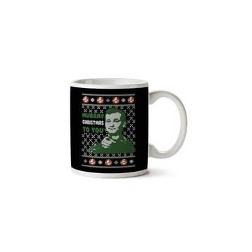 Art Hediye Bill Murray Christmas To You Iki Tarafı Baskılı Kupa Bardak