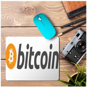 Art Hediye Bitcoin Baskılı 23x19 cm Mouse Pad