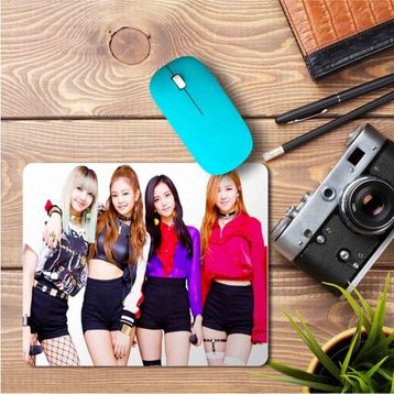 Art Hediye Black Pink 2 Baskılı 23x19 cm Mouse Pad