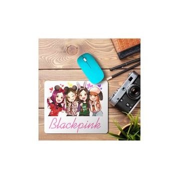 Art Hediye Black Pink Kpop Baskılı 23x19 cm Mouse Pad