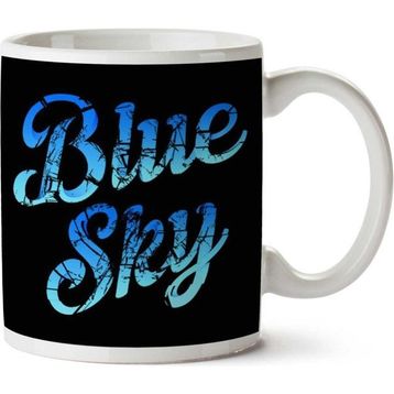 Art Hediye Blue Sky Breaking Bad Iki Tarafı Baskılı Kupa Bardak