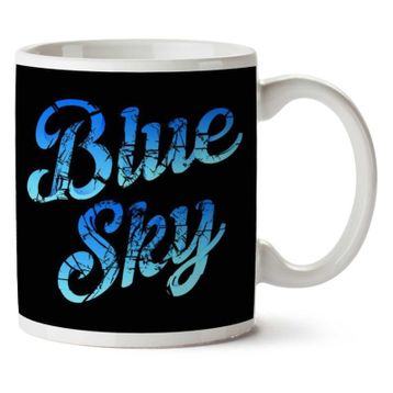 Art Hediye Blue Sky Breaking Bad Iki Tarafı Baskılı Kupa Bardak