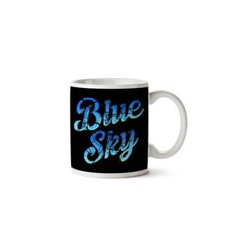 Art Hediye Blue Sky Breaking Bad Iki Tarafı Baskılı Kupa Bardak