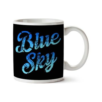 Art Hediye Blue Sky Breaking Bad Iki Tarafı Baskılı Kupa Bardak