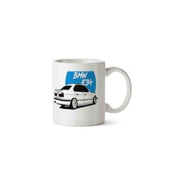 Art Hediye Bmw 01 E34 İki Tarafı Baskılı Kupa Bardak