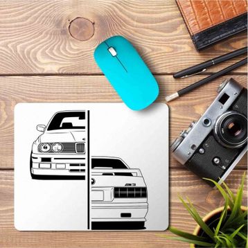 Art Hediye Bmw E30 Baskılı 23x19 cm Mouse Pad