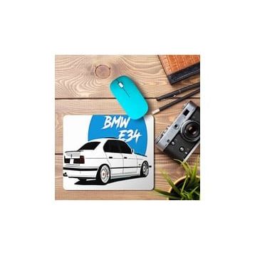 Art Hediye Bmw E34 Baskılı 23x19 cm Mouse Pad
