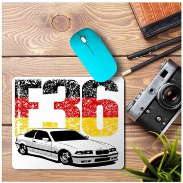 Art Hediye Bmw M3 E36 Baskılı 23x19 cm Mouse Pad