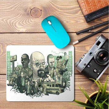 Art Hediye Breaking Bad Walter White Baskılı 23x19 cm Mouse Pad