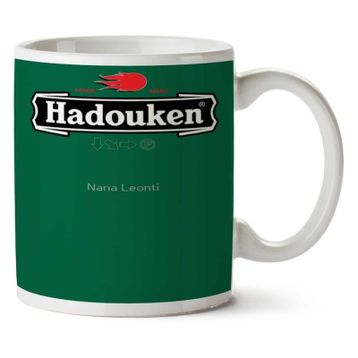 Art Hediye Brewhouse Hadouken Iki Tarafı Baskılı Kupa Bardak