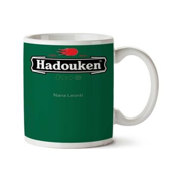 Art Hediye Brewhouse Hadouken Iki Tarafı Baskılı Kupa Bardak