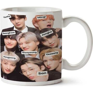 Art Hediye Bts Karakter IsiFincan / Bardak / Kahve Takımımleri Iki Tarafı Baskılı Kupa Bardak